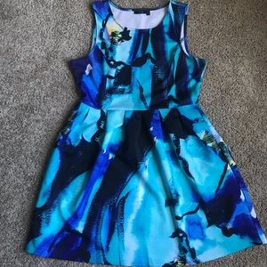 Apt 9 ‘scuba’ a line dress with pockets